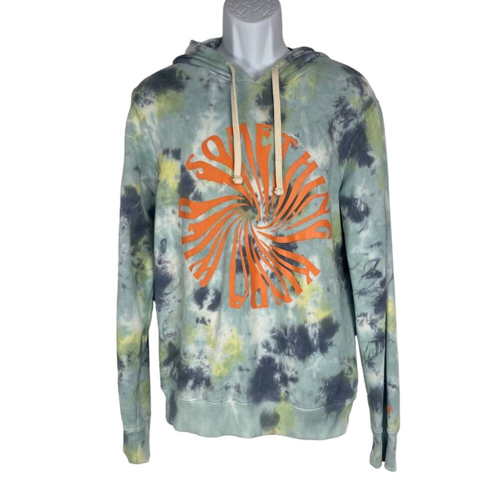 True Religion Something Kinda Wild Men's Tie Dye Hoodie Sweatshirt Small - Picture 2 of 10